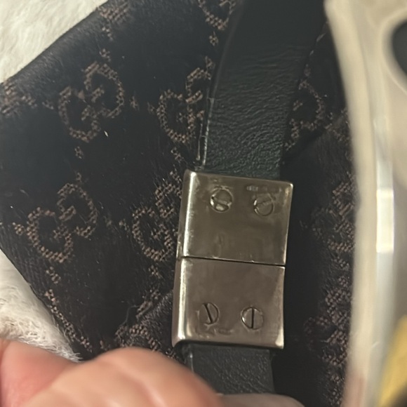 Gucci 925 silver and black leather bracelet with box and dust bag - Picture 8 of 16